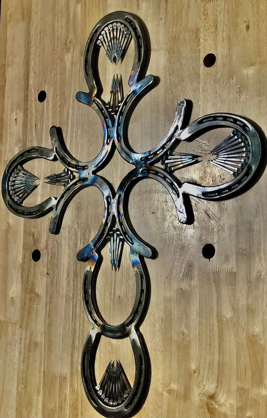 Horseshoe Nail Cross