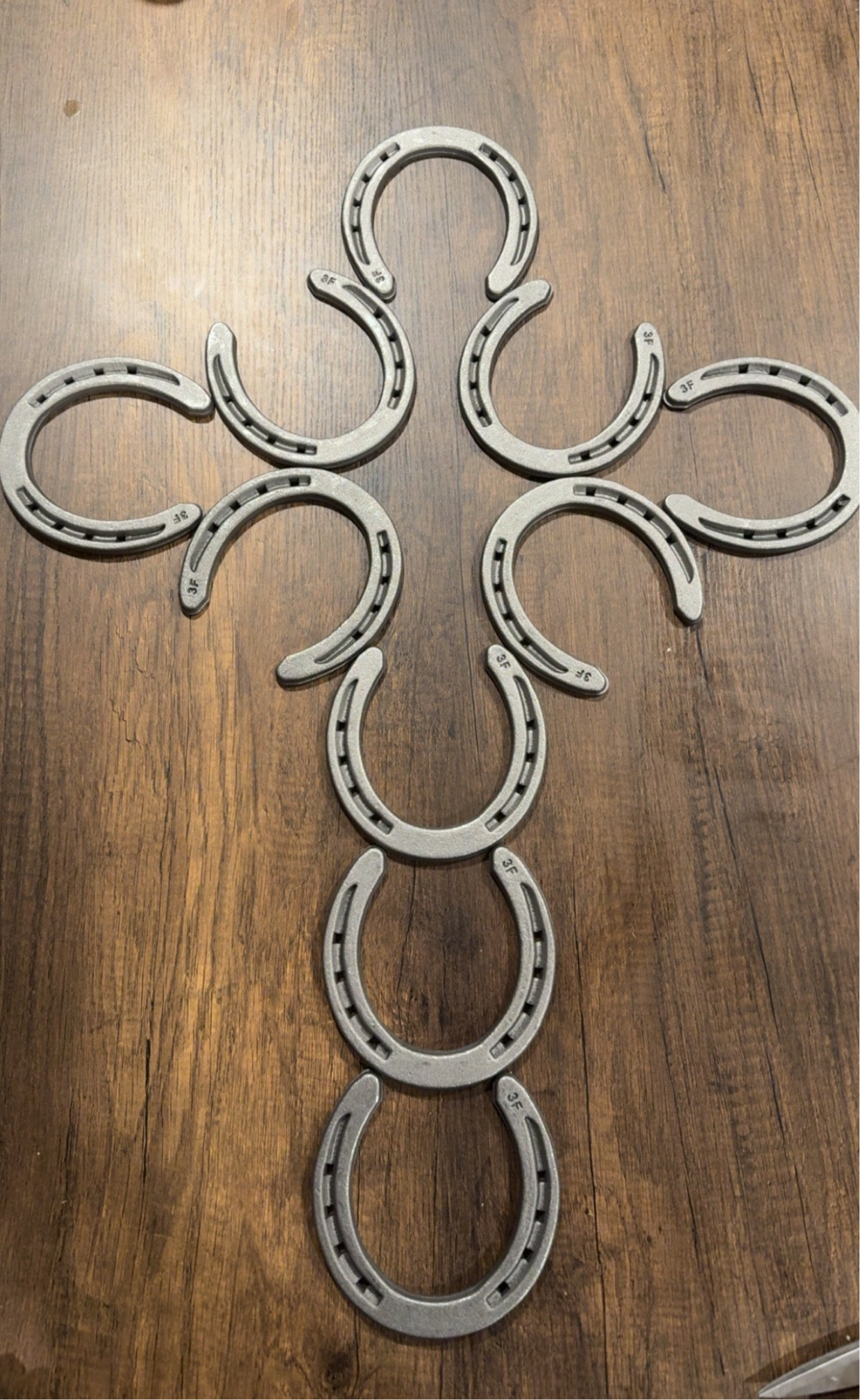 Decorative Horseshoe Cross